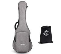 AKLOT 32 inch Gig Bag Carry Handle Case for 30＂ Baritone Ukulele 32" Bass Ukulele Guitalele 12MM Thick Padding with Humidifier