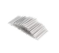 AKLTM Smoove fibra ottica per saldatore Ftth D1 D2 D3 45mm 100pcs | Ago in fibra ottica trasparente per saldatura a fibre ottiche | Protezione di giunzione termo-retrattile (45 mm, confezione da 100)
