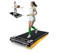 Akluer 480L-A Walking Pad con Inclinazione, Tapis Roulant Sotto il Tavolo di 2.5 HP con Telecomando, Display LED, Capacità Max 330 lbs - Nouvo