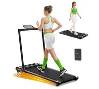 Akluer 480L-B Tapis Roulant Pieghevole 2.5HP Display LED Telecomando Nero