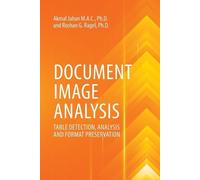Akmal Jahan Mac Roshan G Ragel Document Image Analysis (Tascabile)