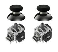 AKNES GuliKit TMR Joystick per Controller DualSense PS5 / DualSense Edge | Alta Precisione, Risposta Fluida, Tappi per Levette inclusi