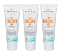 Aknicare Sun Spf 30 50 Ml 3x50 ml Emulsione