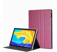 AKNICI Custodia Cover per Blackview Tab 8/Tab 8E, M40 Pro/P20S/M40S/P20HD/M40, YESTEL T5, qunyiCO Y20, Ulefone TAB A7, Dragon Touch Notepad 102 AOYODKG 10, Lectrus 10, OUZRS 10.1 - Rosa