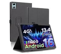 AKNICI Custodia Cover per DOOGEE U13 Pro Android 16 Tablet 13.4 Pollici, Pelle PU Cover Custodia Protettiva con Cinghia di Sicurezza e Magnete e Funzione di Supporto