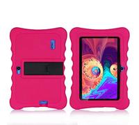 AKNICI Custodia per Haehne 7/LAMZIEN 7/Dragon Touch 7/JEJA 7/Pritom 7/YUNTAB Q88H Q88 7/JINYJIA 7 Pollici Tablet Touch Cover in Silicone con supporto regolabile, Rosa