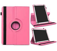 AKNICI Custodia Rigida Universale per Tablet da 10-10,1 Pollici Samsung Galaxy FACETEL TOSCIDO TECLAST HUAWEI Mediapad YESTEL realme PRITOM YOTOPT LNMBBS GOODTEL BENEVE CHUWI SUMTAB, Rosa
