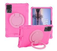AKNICI Custodia Silicone per Blackview Tab 90 WiFi/Blackview Tab90/DOOGEE T30SE/DOOGEE T30 PRO/TECLAST T50HD/Redmi Pad SE/SAMSUNG Galaxy Tab S9 Tablet 11 Pollici, 360° Supporto Rotante, Rosa