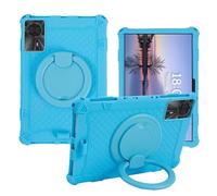 AKNICI Custodia Silicone per Blackview Tab 90 WiFi/Blackview Tab90/DOOGEE T30SE/DOOGEE T30 PRO/TECLAST T50HD/Redmi Pad SE/SAMSUNG Galaxy Tab S9 Tablet 11 Pollici, 360° Supporto Rotante, Azzurro