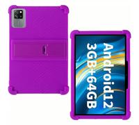AKNICI Custodia Silicone per Blackview Tab60 WiFi/Blackview Tab60 Pro/TECLAST P30/ TECLAST P30T/ OSCAL Pad 80 WiFi Tablet 10 Pollici, Protettiva Cover con Supporto Integrato, Viola