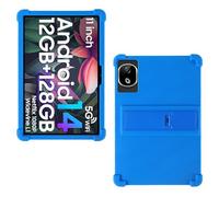 AKNICI Custodia Silicone per DOOGEE T30E/DOOGEE T35/DOOGEE T30SE/DOOGEE T40/DOOGEE T30S/DOOGEE T30 Ultra/DOOGEE T30 Pro Tablet 11 Pollici, Protettiva Cover con Supporto Integrato, Blu