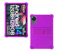 AKNICI Custodia Silicone per DOOGEE U11/ DOOGEE U11 Pro/TABWEE T90/ TABWEE W90/ UJJ U7/ AGM PAD P2/ AGM PAD T2/ UMIDIGI G9 Tab Tablet 11 Pollici, Protettiva Cover con Supporto Integrato, Viola