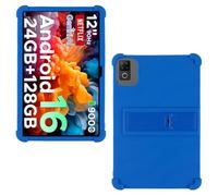 AKNICI Custodia Silicone per DOOGEE U12 Tablet 12 Pollici, Protettiva Cover con Supporto Integrato per DOOGEE T36/ TECLAST T60AI/ Blackview Mega2 Tablet 12 Pollici, Blu