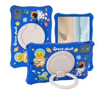 AKNICI Custodia Silicone per Lenovo Tab M11 Tablet TB330 2024 11 Pollici/Lenovo Xiaoxin Pad TB-331FC, Protettiva Cover con 360° Supporto Rotante e Maniglia/Penna Holder, Blu Scuro