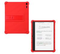 AKNICI Custodia Silicone per TCL Note A1 NXTPAPER Tablet 11.5 Pollici, Protettiva Cover con Supporto Integrato, Rosso
