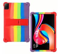 AKNICI Custodia Silicone per TCL TAB 10L Gen4 Tablet 10 Pollici, Protettiva Cover con Supporto Integrato per TCL TAB 10L Gen4 Tablet 10 Pollici, Arcobaleno