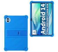 AKNICI Custodia Silicone per TECLAST P50 / TECLAST P50S / DOOGEE U11 / DOOGEE U11 PRO 2025 Tablet 11 Pollici, Protettiva Cover con Supporto Integrato, Blu