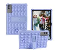 AKNICI Custodia Silicone per TECLAST T65PLUS/ TECLAST T65/ DOOGEE Tab G6 Max/TABWEE T60 Pro/OSCAL PAD 200 Tablet 13.4 Pollici, Protettiva Cover con Supporto Integrato, Viola