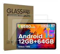 AKNICI Pellicola Protettiva per DOOGEE Tab A9 / DOOGEE Tab A9 Pro Tablet 10 Pollici, Vetro Temperato Film, Ultra Trasparente/Anti-graffio/Durezza 9H, Pacco da 2