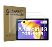 AKNICI Pellicola Protettiva per DOOGEE U9/ DOOGEE U10/ DOOGEE U10 Pro Tablet 10 Pollici, Vetro Temperato Film per DOOGEE U9/ DOOGEE U10/ DOOGEE U10 Pro, Ultra Trasparente/Durezza 9H, Pacco da 2