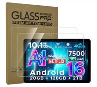 AKNICI Pellicola Protettiva per POPUX P10 Pro/POPUX P10PRO / DOOGEE Tab G5 Tablet 10 Pollici, Vetro Temperato Film, Ultra Trasparente/Anti-graffio/Durezza 9H, Pacco da 2