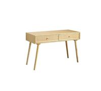 AKNKMHKDE Escritori Per Computer Scrivania in legno Scrivania Camera da letto Tavolo da studio Tavolo da toeletta in rattan for la casa Scrivanie Per l'ufficio Domestico