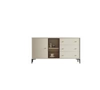 AKNKMHKDE Mobile Contenitore Credenza moderna e minimalista in vetro, armadio a secchiello for il ristorante, armadio for il tè, armadietti for la cucina Mobiletto da Pavimento