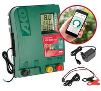 AKO Batteria portatile XDi 10000 smart Potente elettrificatore per recinti DUO