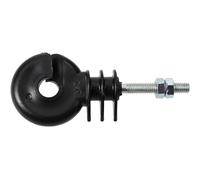 AKO Isolatore ad anello M6, filettatura corta, 25 pezzi Supporto da 35 mm - resistente ai raggi UV