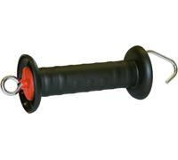 AKO Maniglia per cancello aperta, qualità superiore - 5 pz con limitatore di tensione molla nero