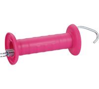 AKO Maniglia per recinto aperta con molla di trazione - 5 pz con gancio fucsia