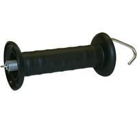 AKO Maniglia per recinto aperta con molla di trazione - 5 pz con gancio nero