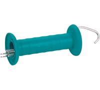 AKO Maniglia per recinto aperta con molla di trazione - 5 pz con gancio turchese