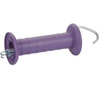 AKO Maniglia per recinto aperta con molla di trazione - 5 pz con gancio viola