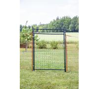 AKO Porta per recinzione elettrica, per reti da 95 a 125 cm Set completo, elettrificabile