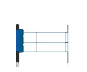 AKO WildNet®, altezza 75 cm Punta singola, 12 pali, 50 m