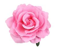 AKOAK 1 fermaglio per capelli a forma di rosa, stile bohémien, accessorio per capelli da sposa, vacanze, flamenco, matrimoni, feste, vacanze, copricapo floreale, accessori per capelli femminili