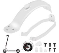 AKOFIC Guardabarros Trasero para Scooter, Guardabarros y Soporte de Guardabarros Trasero para Xiaomi M365/M365 PRO Scooter Eléctrico, Accesorios De Repuesto con Gancho Tornillos Tuercas (Bianco)