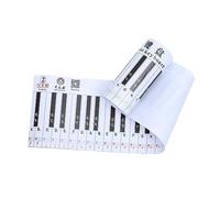 AKOOSY 1 Pezzo a della tastiera del pianoforte base pianoforte a tastiera insegnamento Principiante manifesto pianoforte strumenti per l'apprendimento del pianoforte pvc