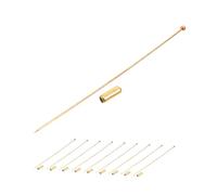AKOOSY 10 Pezzi Brooch Stick Pins in Acciaio Inossidabile Spille Lunghe per Gioielli Fai da Te Spilli da Cucito con Dritta e Fermaglio Accessori Versatili per Bouquet e Decorazioni