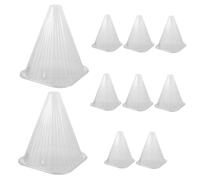 AKOOSY 10 Pezzi Mini Serra Riutilizzabile per Piante Coperture Protettive Plastica Antivento e Antisole Campane per Germogli e Ortaggi Controllo Luce e Isolamento Termico per Giardino