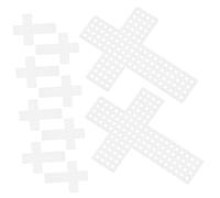 AKOOSY 10 Pezzi Plastic Cross Mesh Canvas Sheets Grid for DIY Embroidery And Needlework Crafting Accessories