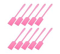 AKOOSY 10 Pezzi Set Aste di Pedaggio per Veicoli in Plastica Rosa, Porta Carte Estensibile per Pagamento Contactless Parcheggio e Caselli, Supporto Porta Tessera Regolabile per Auto