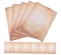 AKOOSY 100 Pezzi Carta Pergamena Per Manuali Retrò Carta Per Scrapbooking Per Diplomi Per Natalizia