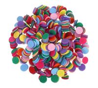 AKOOSY 1000 Pezzi Cerchi in Panno Colorati per Cucito e Patchwork Panno Rotondo per Artigianato per Decorazioni Accessori e Progetti Creativi
