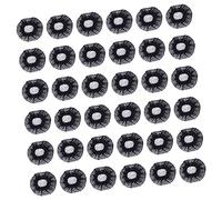 AKOOSY 100pezzi Coprimicrofono in Tessuto Non Tessuto Coperture Sottili Per Microfono Antivento e Adatto Per Ktv