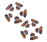 AKOOSY 10pezzi Ciondoli per Gioielli in Lega di Zinco Ciondolo Forma di Caffè e Ciondolo Forma di Tazza per Creazione di Gioielli Fai da Te per Collana e Bracciale