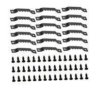 AKOOSY 150 Pezzi Ganci Serrati Neri per Cornici con Supporti Leggeri per e Ricami Croce Kit Attaccaglie Resistenti e Facili da Installare