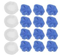 AKOOSY 16 Pezzi Kit Copri Tamponi Auto in Microfibra Elastici per Lucidatrice Copertura Antigraffio e Rimozione Macchie per Pulizia e Veicoli Adatti per Tampone Buffer Polisher