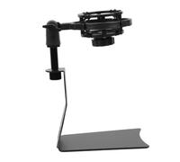 AKOOSY 1set Supporto Microfono Da Tavolo Abs Con Base Multi-funzione Per Streaming e Registrazione Compatibile Con Vari Modelli Di Microfono Design Compatto e Resistente Per Karaoke e